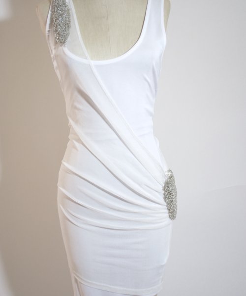 white tank dress